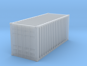 1CC Container scale 1/87 in Clear Ultra Fine Detail Plastic