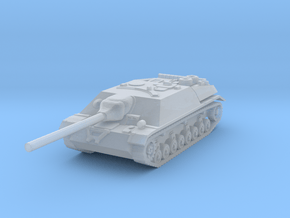 jagdpanzer IV scale 1/87 in Clear Ultra Fine Detail Plastic