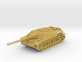 jagdpanzer IV scale 1/100 in Tan Fine Detail Plastic