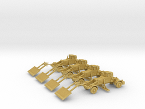 285th Husky Route Clearance Vehicles (4) in Tan Fine Detail Plastic
