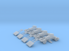 285th Husky Route Clearance Vehicles (4) in Clear Ultra Fine Detail Plastic
