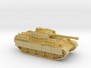 bergepanther (panzer IV turret) scale 1/100 in Tan Fine Detail Plastic