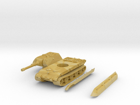E100 (with side skirts) scale 1/100 in Tan Fine Detail Plastic