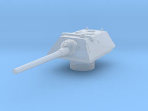 krupp turret for E100 scale 1/100 in Clear Ultra Fine Detail Plastic