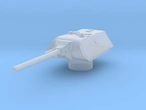 maus turret for E100 scale 1/100 in Clear Ultra Fine Detail Plastic