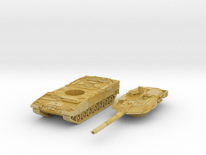 leopard 2A6 scale 1/100 in Tan Fine Detail Plastic
