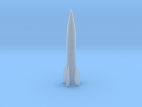 V2 rocket scale 1/87 in Clear Ultra Fine Detail Plastic