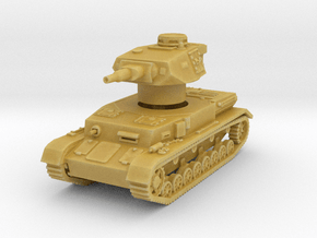 panzer IV F1 scale 1/100 in Tan Fine Detail Plastic