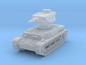 panzer IV F1 scale 1/100 in Clear Ultra Fine Detail Plastic