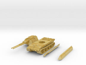 flakpanzer E100 scale 1/144 in Tan Fine Detail Plastic