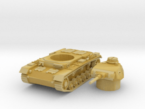 panzer III F scale 1/144 in Tan Fine Detail Plastic