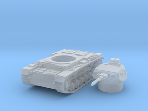 panzer III F scale 1/160 in Clear Ultra Fine Detail Plastic