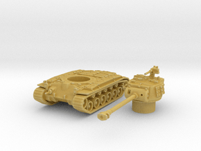 M26 pershing scale 1/100 in Tan Fine Detail Plastic