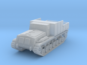1/72 Type 4 Chi-So armored tractor in Clear Ultra Fine Detail Plastic