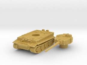 Tiger I (mid) scale 1/100 in Tan Fine Detail Plastic