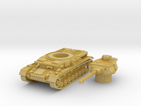 panzer IV G scale 1/160 in Tan Fine Detail Plastic