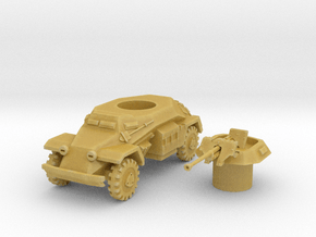 sdkfz 221 scale 1/100 in Tan Fine Detail Plastic