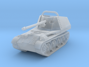 Marder III scale 1/160 in Clear Ultra Fine Detail Plastic