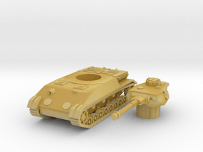 Panzer IV K scale 1/285 in Tan Fine Detail Plastic
