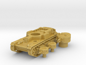 T 28 (early) (hollow) scale 1/100 in Tan Fine Detail Plastic