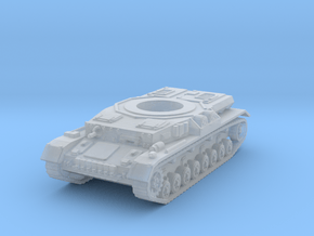 panzer IV hull scale 1/100 in Clear Ultra Fine Detail Plastic