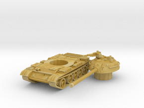 T 54 tank scale 1/144 in Tan Fine Detail Plastic