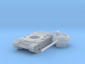 T 54 tank scale 1/144 in Clear Ultra Fine Detail Plastic