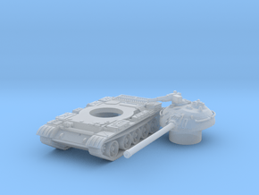 T54 (hollow) scale 1/100 in Clear Ultra Fine Detail Plastic
