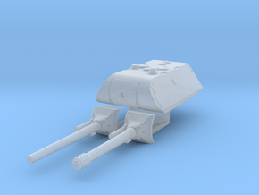 E 100 maus turret (150mm and 128mm) scale 1/56 in Clear Ultra Fine Detail Plastic