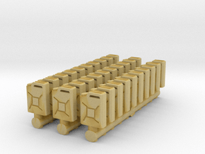 German Jerry can (30 pieces) 1/100 scale in Tan Fine Detail Plastic