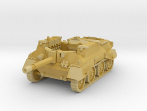 Alecto SPG tank 1/144 in Tan Fine Detail Plastic