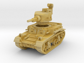 M2A4 tank scale 1/160 in Tan Fine Detail Plastic