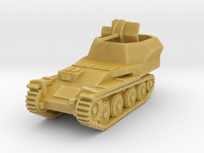 Flakpanzer 38 t scale 1/100 in Tan Fine Detail Plastic