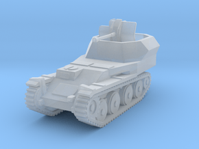 Flakpanzer 38 t scale 1/100 in Clear Ultra Fine Detail Plastic