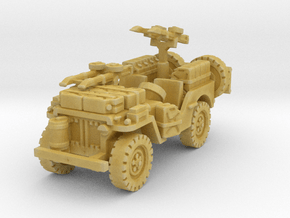 SAS Jeep Desert 1/87 in Tan Fine Detail Plastic