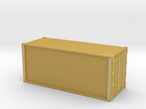 20ft Container Smooth, (NZ120 / TT, 1:120) in Tan Fine Detail Plastic