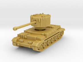 Challenger tank scale 1/100 in Tan Fine Detail Plastic