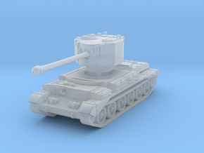 Challenger tank scale 1/100 in Clear Ultra Fine Detail Plastic