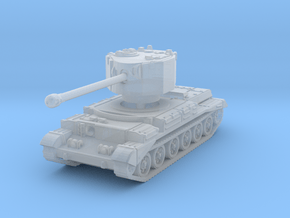 Challenger tank scale 1/87 in Clear Ultra Fine Detail Plastic
