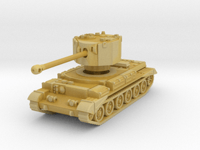 Challenger tank scale 1/144 in Tan Fine Detail Plastic