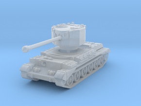 Challenger tank scale 1/144 in Clear Ultra Fine Detail Plastic