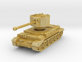 Challenger tank scale 1/285 in Tan Fine Detail Plastic