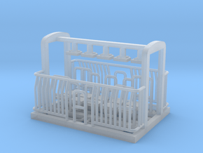 AG/FM Van Handrails, NZ, (S Scale, 1:64) in Clear Ultra Fine Detail Plastic