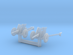 Pak 36 (2 pieces) scale 1/144 in Clear Ultra Fine Detail Plastic