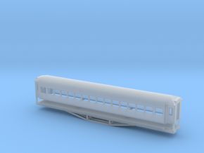 56ft 2nd Class, New Zealand, (N Scale, 1:160) in Clear Ultra Fine Detail Plastic
