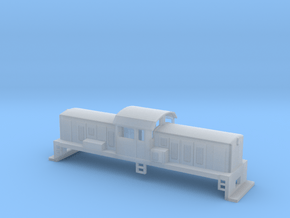 DSC Locomotive, New Zealand, (N Scale, 1:160) in Clear Ultra Fine Detail Plastic