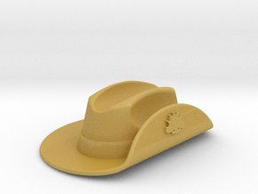 Australian WW1 Gallipoli Slouch Hat Pendant in Tan Fine Detail Plastic