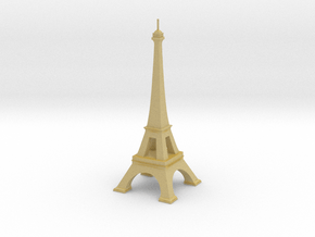 Eiffel Tower in Tan Fine Detail Plastic