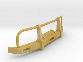 Bullbar for 4WD like Toyota Hilux 1:10 Scale in Tan Fine Detail Plastic