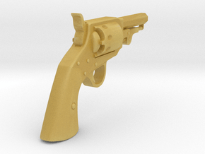 Ned Kelly Gang Colt 1851 Pocket Revolver 1:6 scale in Tan Fine Detail Plastic